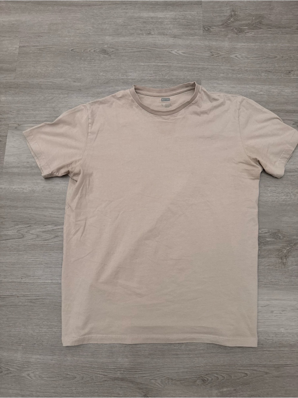 Kith T-shirt in tan large